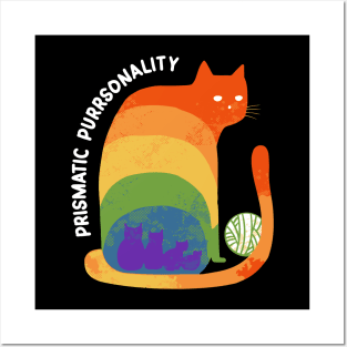 Rainbow Cat Posters and Art